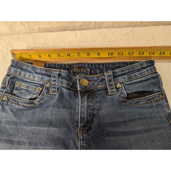 KUT from the Kloth Luxury Denim Jeans Women 4 Straight Leg Embroidered Pants - Picture 11 of 15